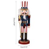 25CM Fairy Tale Figure Figurine Wooden Craft Ornaments Table Desktop Collectible Decor Christmas New Year Decorations Gifts