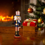 25CM Fairy Tale Figure Figurine Wooden Craft Ornaments Table Desktop Collectible Decor Christmas New Year Decorations Gifts - 45-Degree Angle