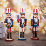 25CM Fairy Tale Figure Figurine Wooden Craft Ornaments Table Desktop Collectible Decor Christmas New Year Decorations Gifts