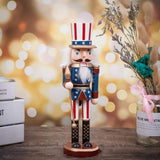 25CM Fairy Tale Figure Figurine Wooden Craft Ornaments Table Desktop Collectible Decor Christmas New Year Decorations Gifts - Extra Image