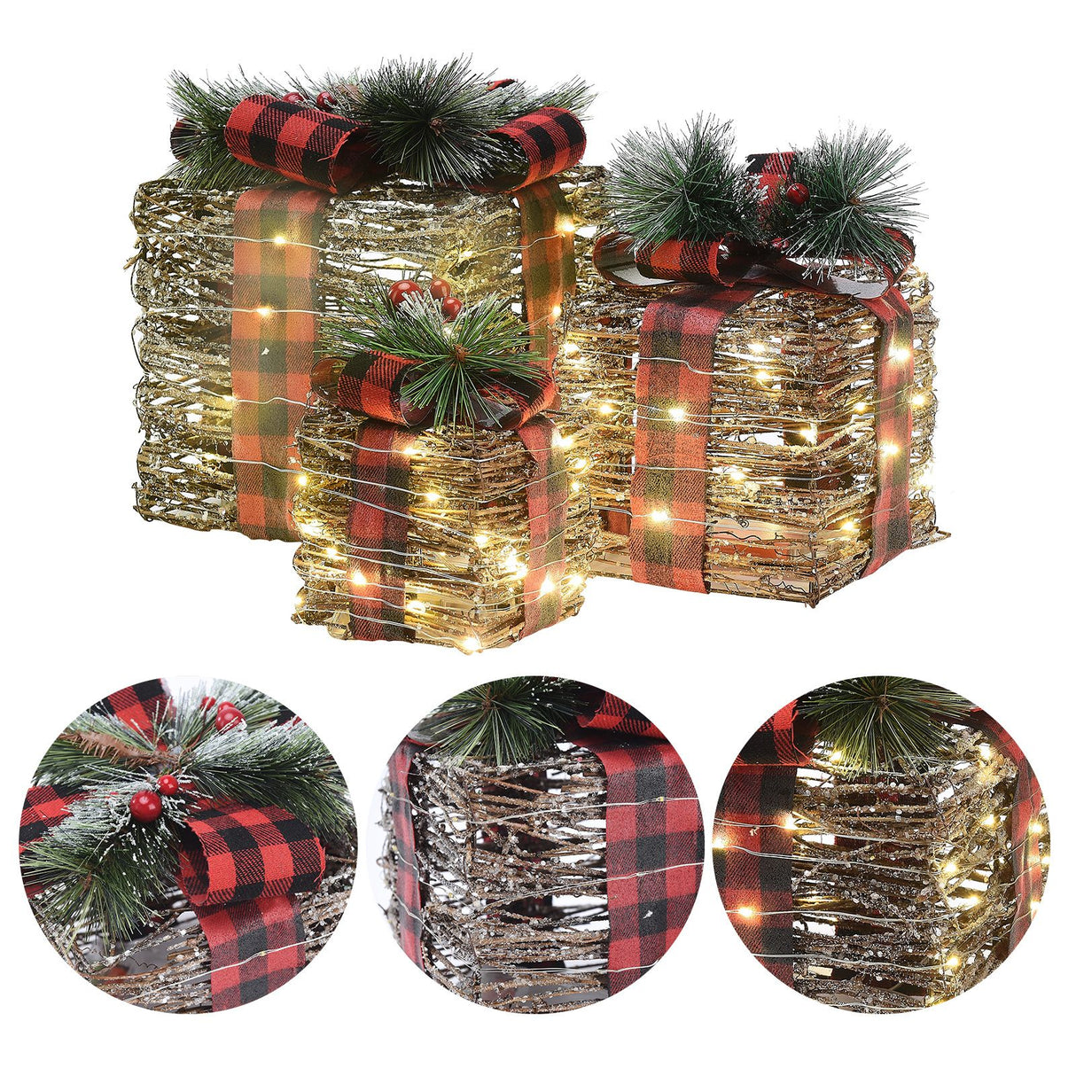 Christmas Decoration Gift Box Courtyard Decoration Window Decoration Props
