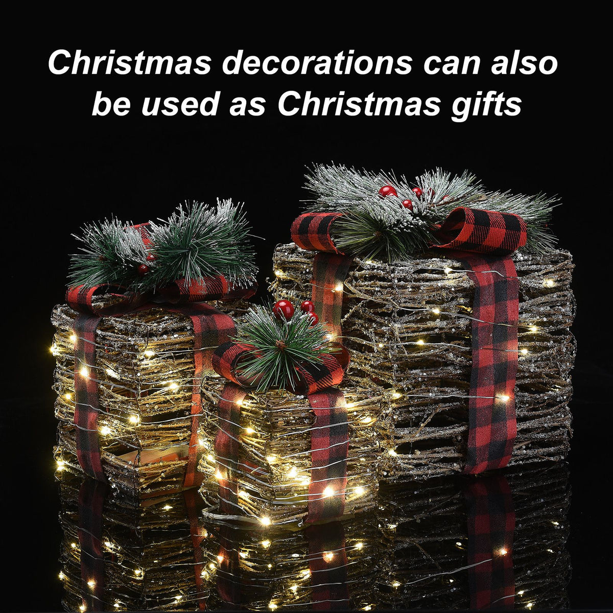 Christmas Decoration Gift Box Courtyard Decoration Window Decoration Props