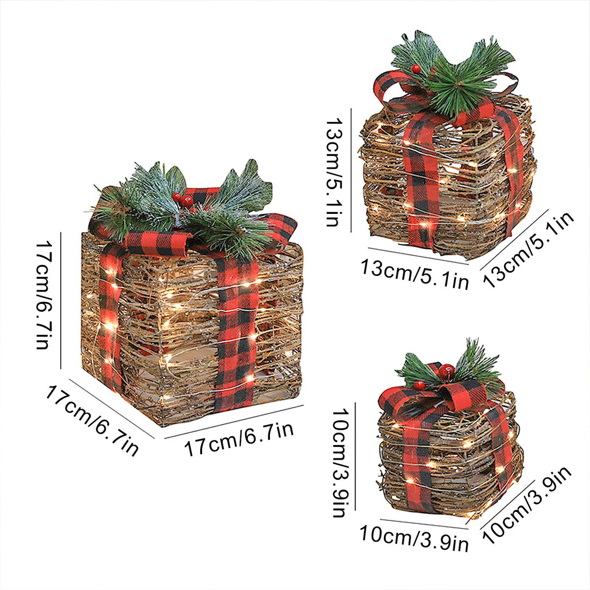 Christmas Decoration Gift Box Courtyard Decoration Window Decoration Props
