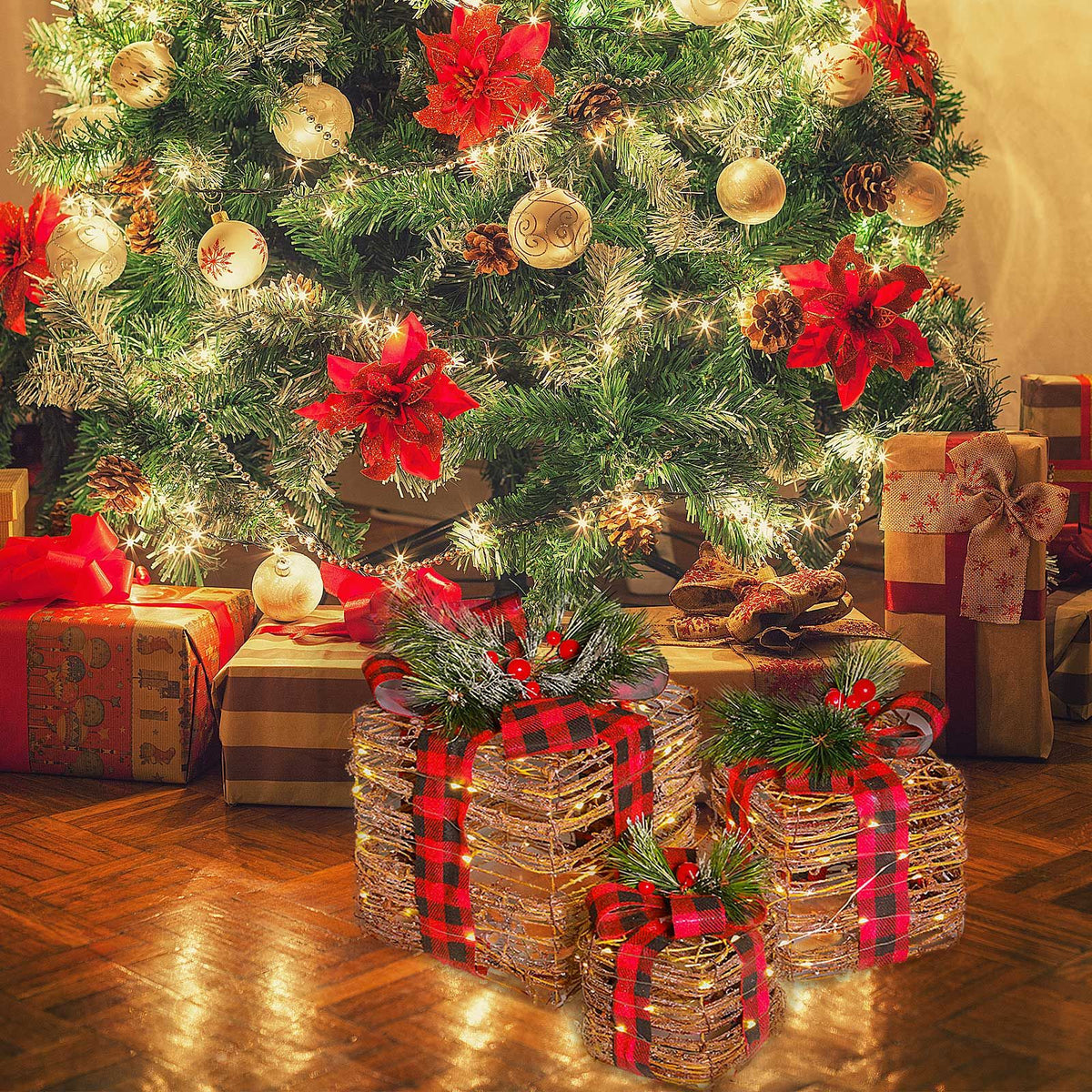 Christmas Decoration Gift Box Courtyard Decoration Window Decoration Props