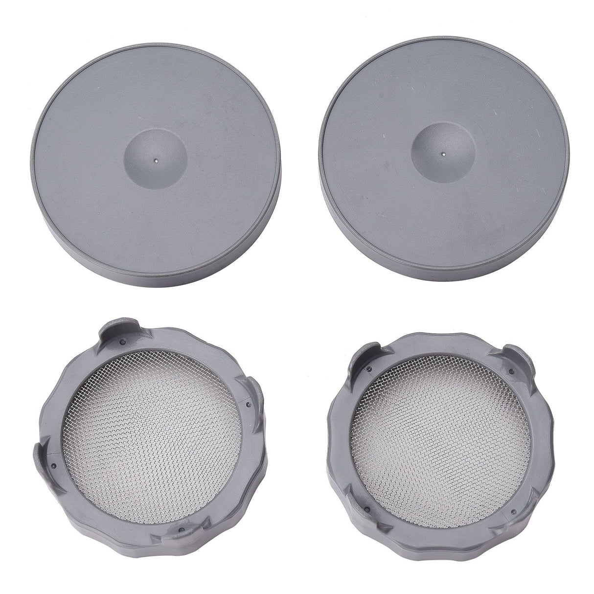 ABS Sprout Lid with Stainless Steel Screen for Wide Mouth Mason Jars