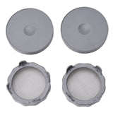ABS Sprout Lid with Stainless Steel Screen for Wide Mouth Mason Jars - Extra Image