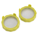 ABS Sprout Lid with Stainless Steel Screen for Wide Mouth Mason Jars