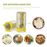 ABS Sprout Lid with Stainless Steel Screen for Wide Mouth Mason Jars