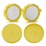 ABS Sprout Lid with Stainless Steel Screen for Wide Mouth Mason Jars