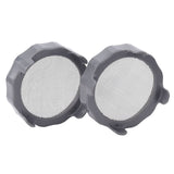 ABS Sprout Lid with Stainless Steel Screen for Wide Mouth Mason Jars - Close-Up Angle