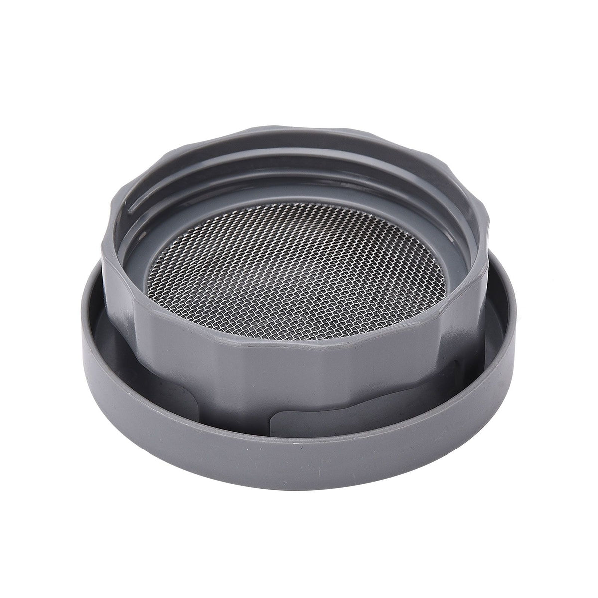 ABS Sprout Lid with Stainless Steel Screen for Wide Mouth Mason Jars