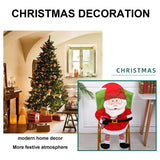 Christmas Decoration Chair Festival Cover Chair Cover Ornament Dinner Decor