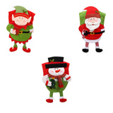 Christmas Decoration Chair Festival Cover Chair Cover Ornament Dinner Decor - Extra Image