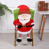 Christmas Decoration Chair Festival Cover Chair Cover Ornament Dinner Decor - 45-Degree Angle