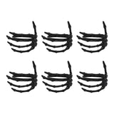 Wine Tableware Halloween Napkin Buckle Ghost Hand Napkin Ring Alloy Napkin Ring Black