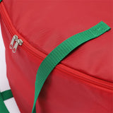 Storage Bag Durable Nylon Waterproof Tearproof Lightweight Portable Dual Zippers Christmas Wreath Storage Bag