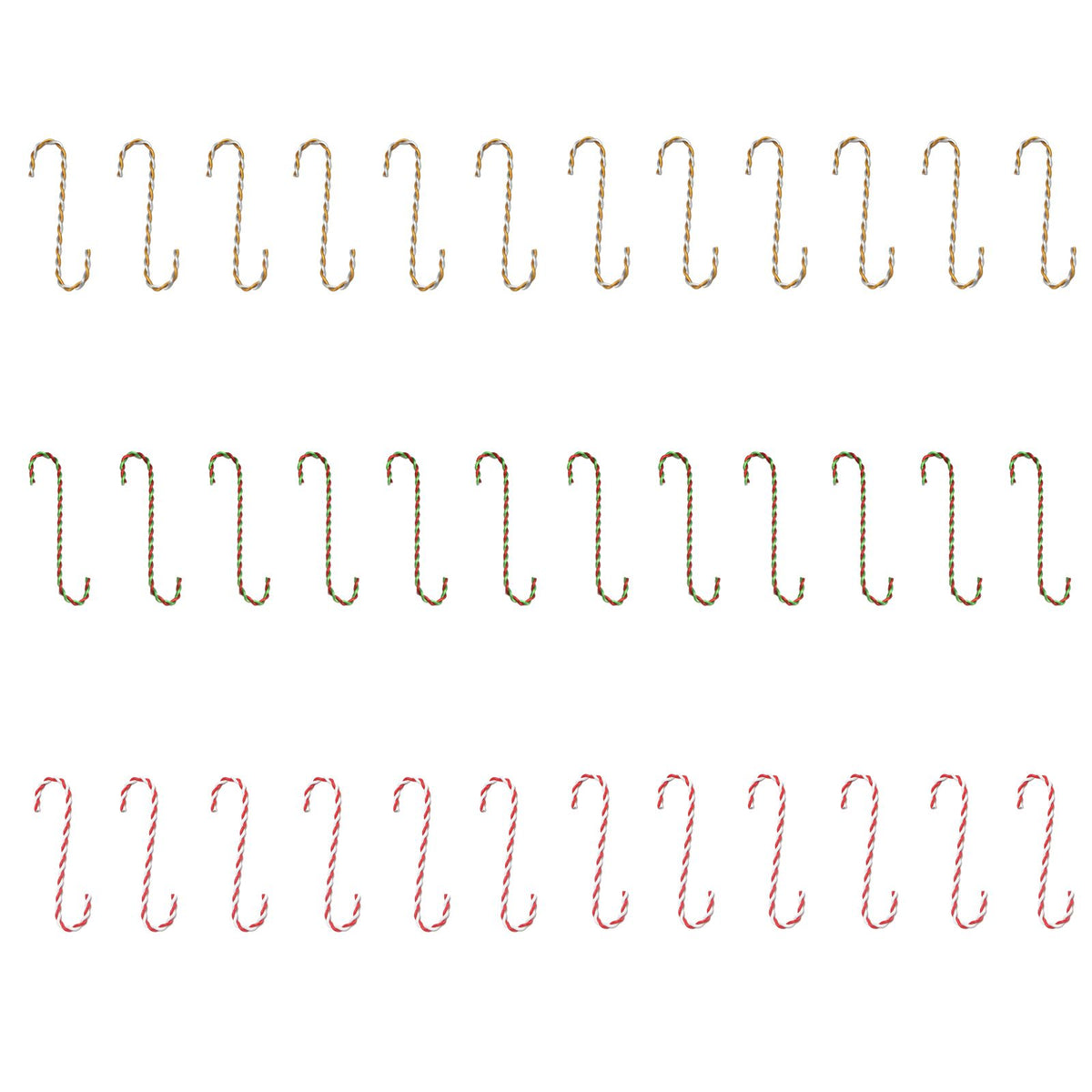 S Shaped Christmas Ornament Hooks Metal Unique Exquisite Decorative Christmas Ornament Hooks Hangers