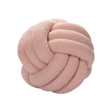 Knot Pillow Exquisite Soft Warm Beautiful Knotted Plush Pillow for Home Car Office Decoration
