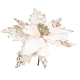 Christmas Flower Simulation Christmas Tree Decoration Christmas Glitter Flower