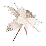 Christmas Flower Simulation Christmas Tree Decoration Christmas Glitter Flower - Extra Image