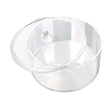 Acrylic Belt Organizer 2 Tiers Transparent 5.5in Diameter Strong Light Belt Display Case
