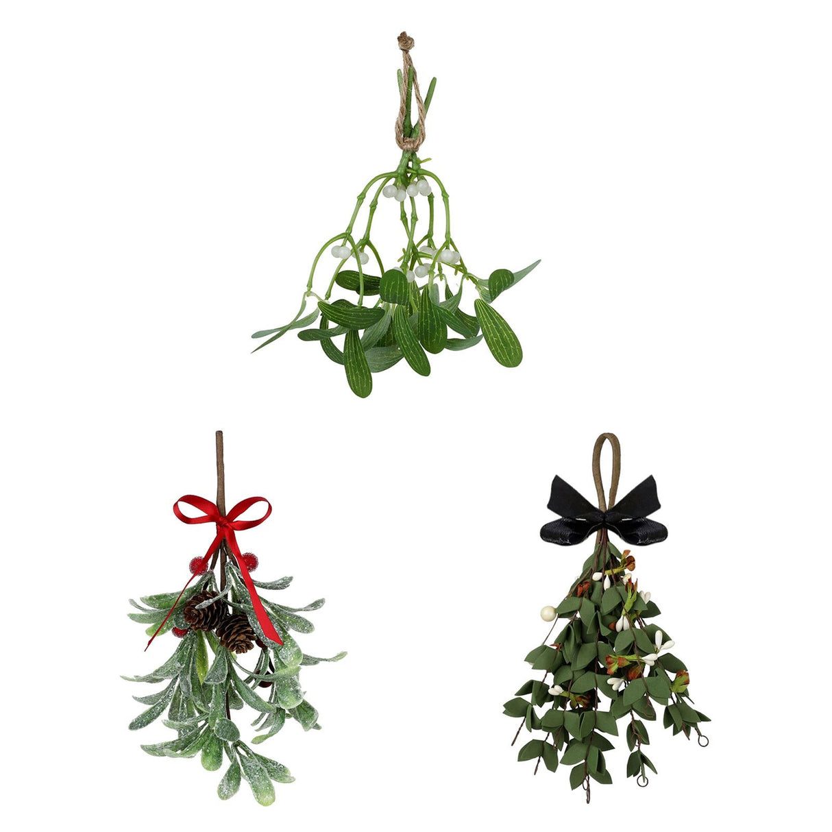 Artificial Mistletoe Leaves Christmas Decoration