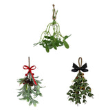 Artificial Mistletoe Leaves Christmas Decoration - Front View