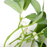 Artificial Mistletoe Leaves Christmas Decoration - 45-Degree Angle
