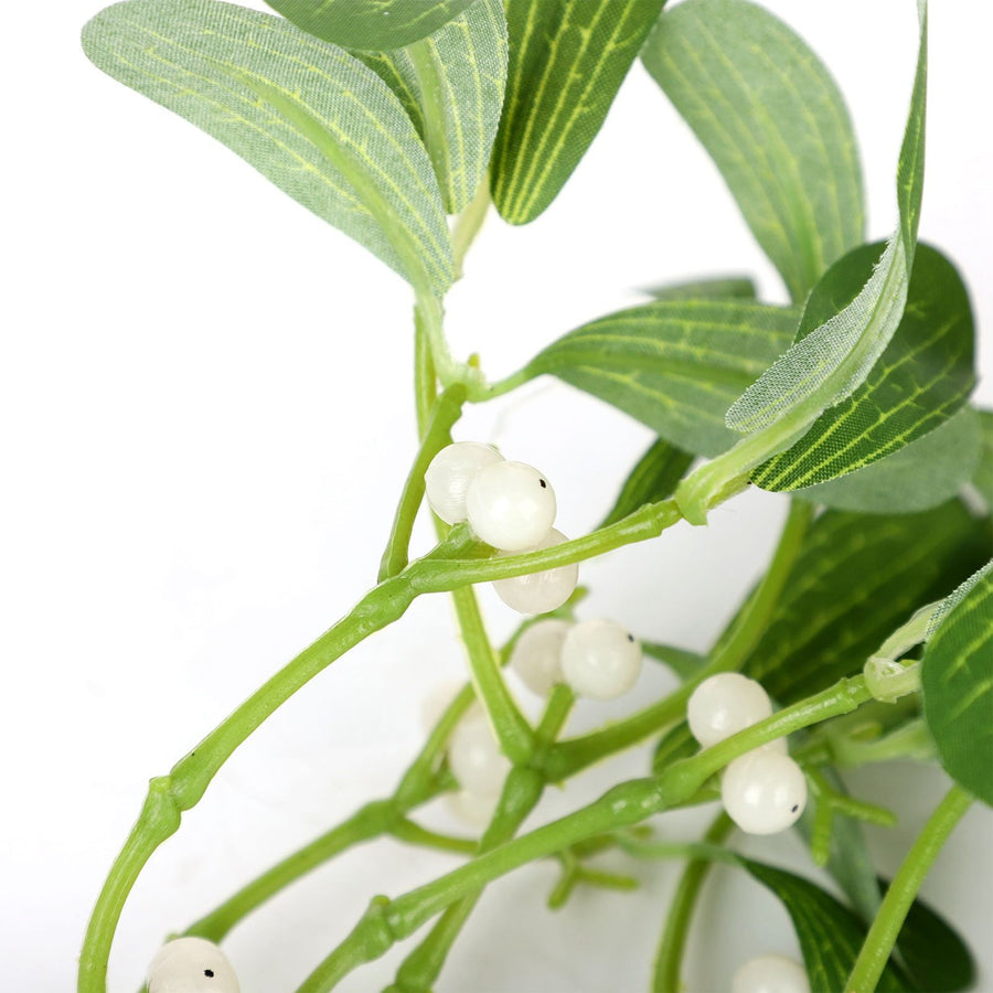Artificial Mistletoe Leaves Christmas Decoration
