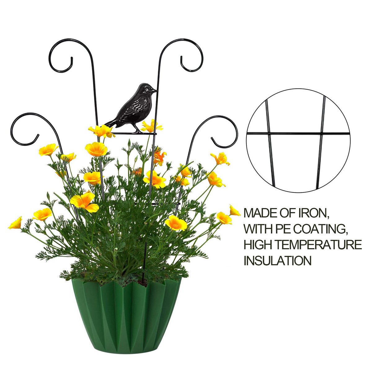 Stainless Steel Garden Trellis for Climbing Plants Vine Plant Support Trellis for Vines