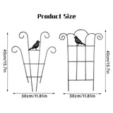 Stainless Steel Garden Trellis for Climbing Plants Vine Plant Support Trellis for Vines