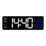 Large Screen Function Display Clock Living Room Wall Hanging Clock LED Display Remote Control Clock