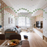 Butterfly Crystal Bead Curtain Living Room Entrance Partition Curtain Water Drop Pendant Hanging Curtain - Front View