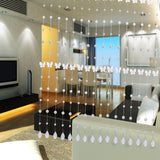 Butterfly Crystal Bead Curtain Living Room Entrance Partition Curtain Water Drop Pendant Hanging Curtain