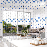 Butterfly Crystal Bead Curtain Living Room Entrance Partition Curtain Water Drop Pendant Hanging Curtain - 45-Degree Angle