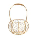 Metal Wire Lantern Basket Wedding Gift Basket Wedding Candy Box - Front View