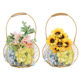 Metal Wire Lantern Basket Wedding Gift Basket Wedding Candy Box
