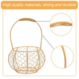 Metal Wire Lantern Basket Wedding Gift Basket Wedding Candy Box - Close-Up Angle