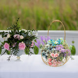 Metal Wire Lantern Basket Wedding Gift Basket Wedding Candy Box - Extra Image