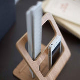Table Storage Rack Simple Living Room Multi Functional Remote Control Rack Curved Wooden Support