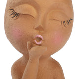 Mannequin Resin Flower Pot Face Flower Pot Garden Decoration