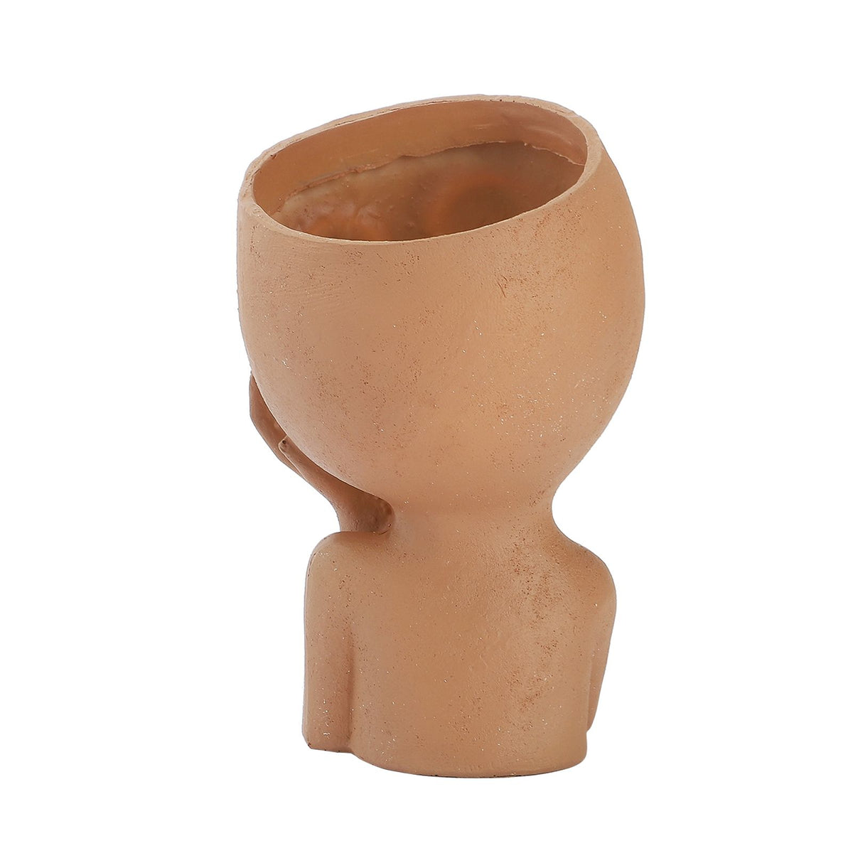 Mannequin Resin Cheek Resting Flower Pot Face Flower Pot