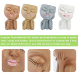 Mannequin Resin Cheek Resting Flower Pot Face Flower Pot