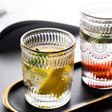 Vintage Embossed Glasses Drinking Glasses Water Glasses Modern Embossed Designs Glasses - Extra Image