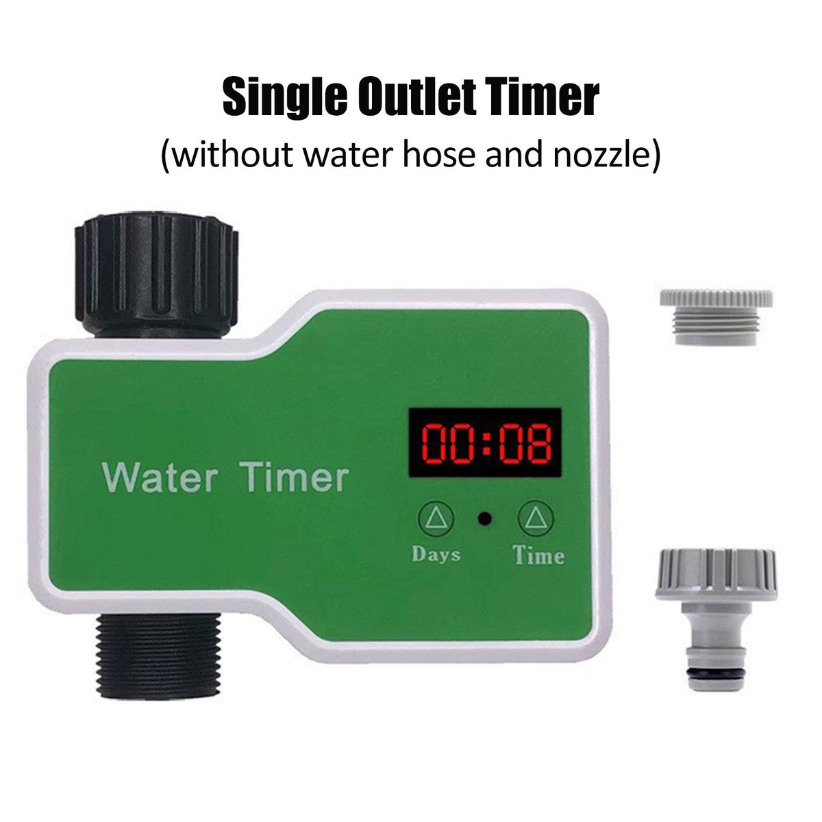 Automatic Flower Waterer Solenoid Valve Timer Garden Irrigation Spraying Outdoor Metal Head Intelligent Controller