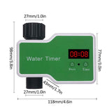 Automatic Flower Waterer Solenoid Valve Timer Garden Irrigation Spraying Outdoor Metal Head Intelligent Controller