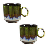 Ceramic Kiln Glaze Coffee Mug Large Capacity Large Handle Coffee Cup for Home Office - Extra Image