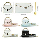 310ML Handbag Shaped Cup With Dish Spoon Ceramic Stylish Coffee Mug