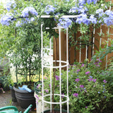 Assembled Umbrella Flower Stand Climbing Vine Plant Easy to Install Garden Plant Support - Low Angle