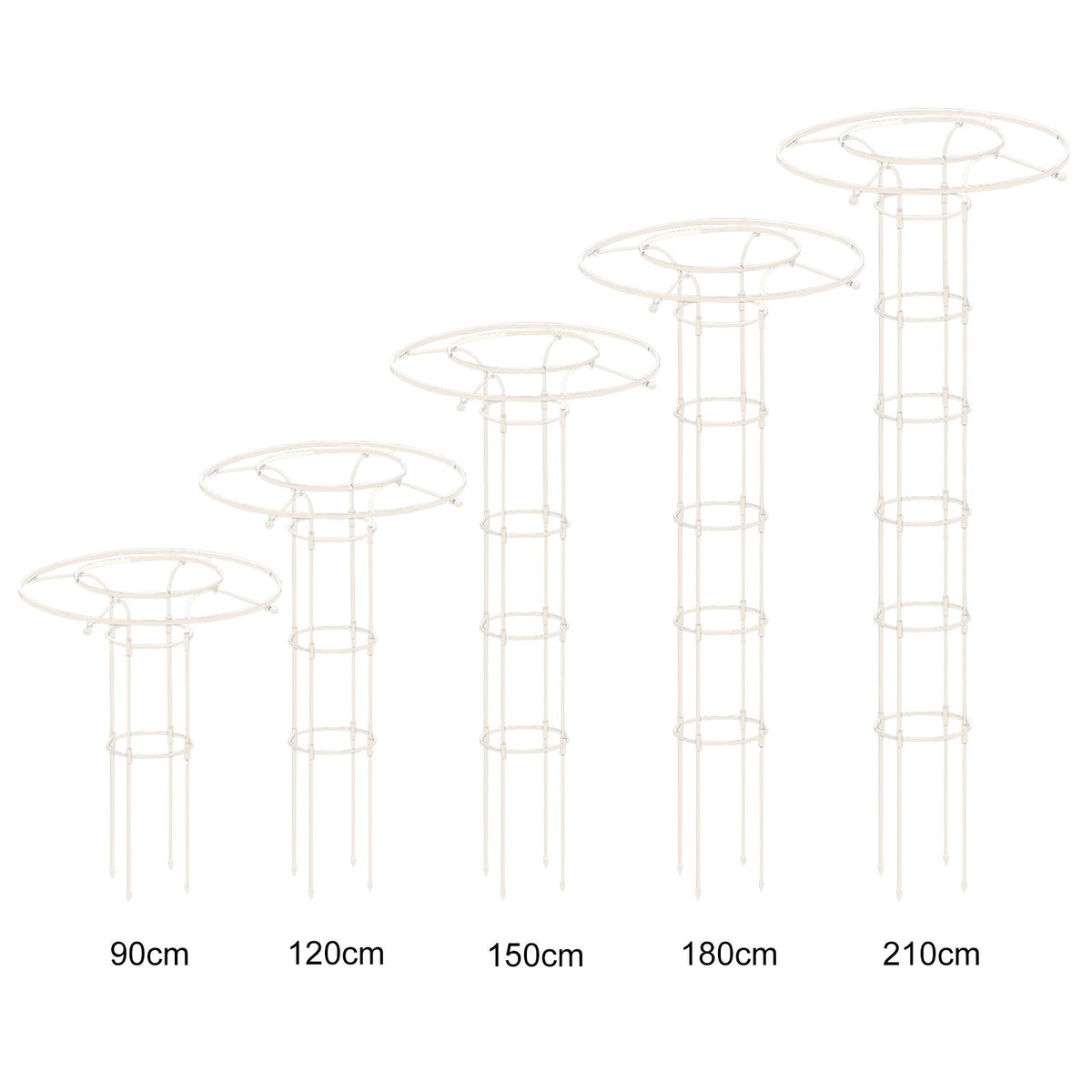 Assembled Umbrella Flower Stand Climbing Vine Plant Easy to Install Garden Plant Support